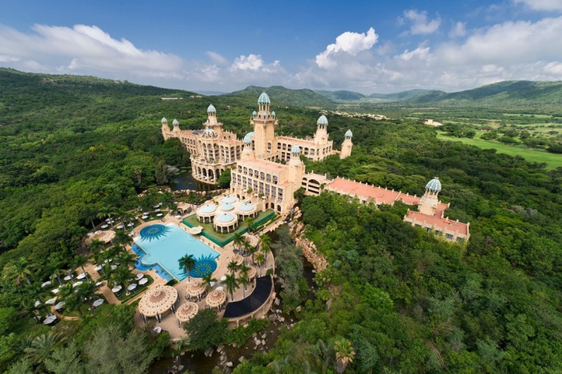 sun city aerials the palace lost city golf course