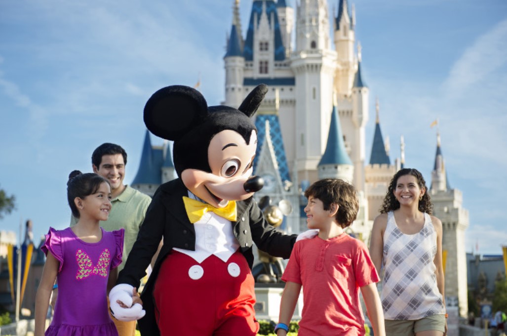 Disney's Magic Kingdom Park - Mickey Mouse and children