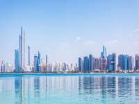 Abu Dhabi Skyline with water front iStock 1165897170 banner