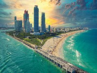 Panoramic view of South Beach at Miami South Pointe Park with high skyscrapers iStock 1359725053 banner
