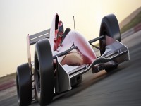 Race car racing on a track with motion blur. iStock 184766512 banner