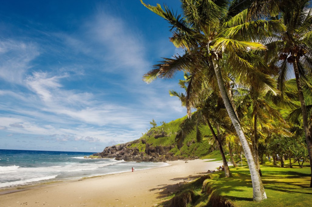 Reunion Island beach