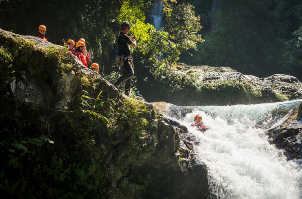 Reunion Island waterfall