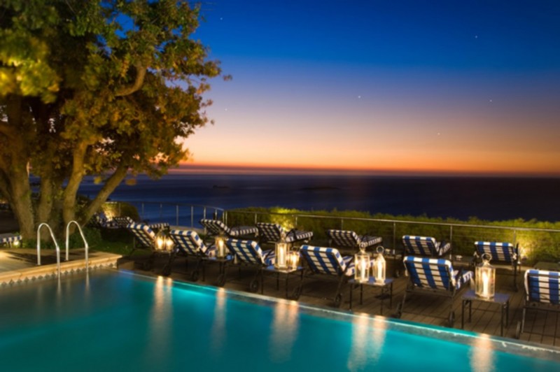 The Twelve Apostles Atlantic Terrace pool night 