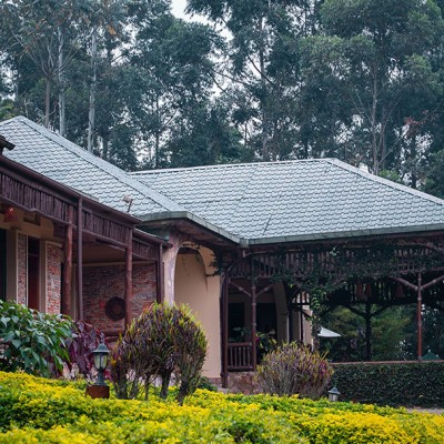 Typical accommodation in Bwindi