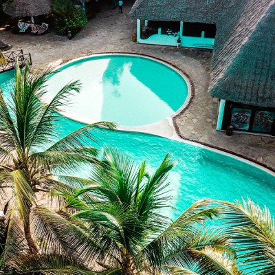 Aerial Pool View
