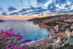 Aerial view of Villefranche sur Mer and the bay of Villefranche on sunset Alpes Maritimes France iStock 900412088 1920x1080