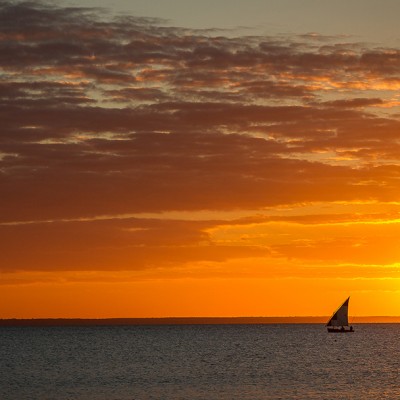 Sunset in Mozambique