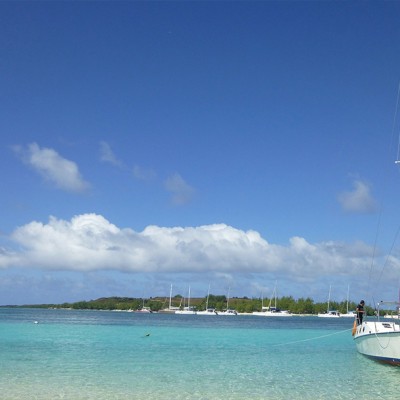 Catamaran and sailing