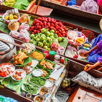 Floating Thailand markets