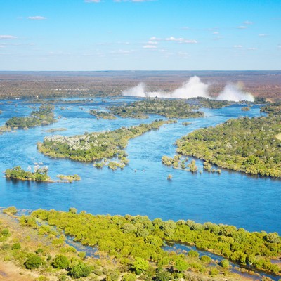 Zambezi River upstream