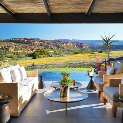 Patio with a View