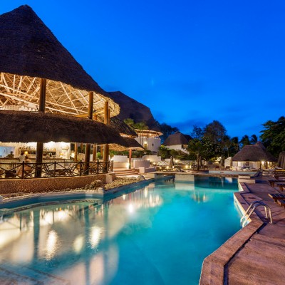 Evening Pool