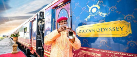 Indian Odyssey abroad the Deccan Odyssey: 9 Nights of Royal India