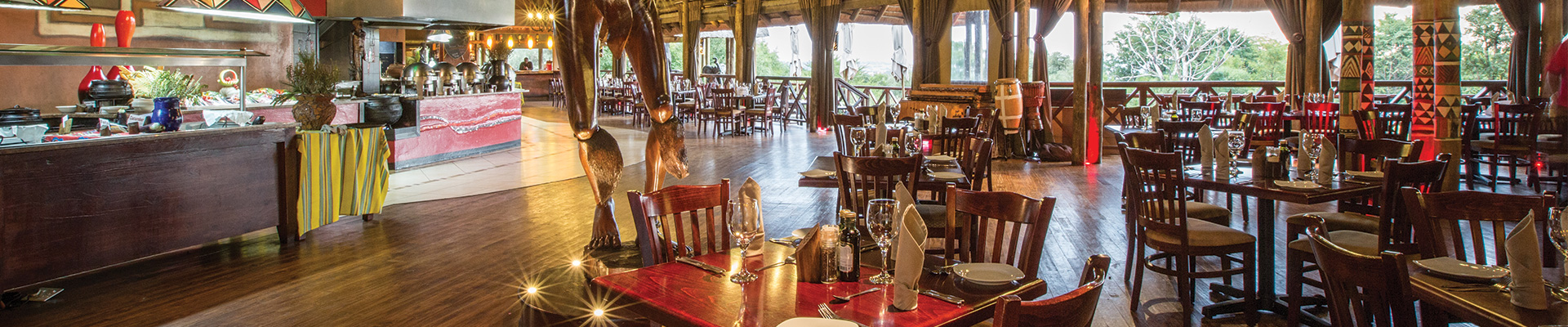 Indaba Hotel - Chiefs Boma African Themed Restaurant Buffet Dinner