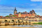 View of Gien with the castle and the old bridge across the Loire   France Loiret iStock 690586602 1920x1080