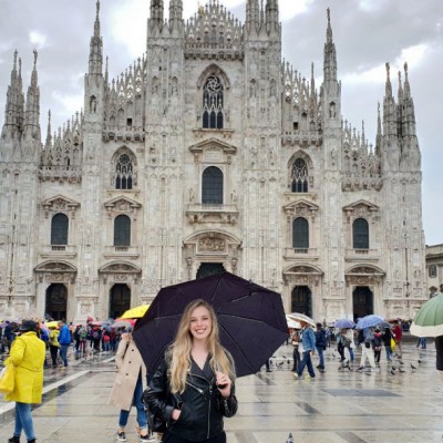 Courtney in Europe