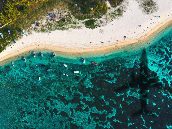 Mauritius coastline
