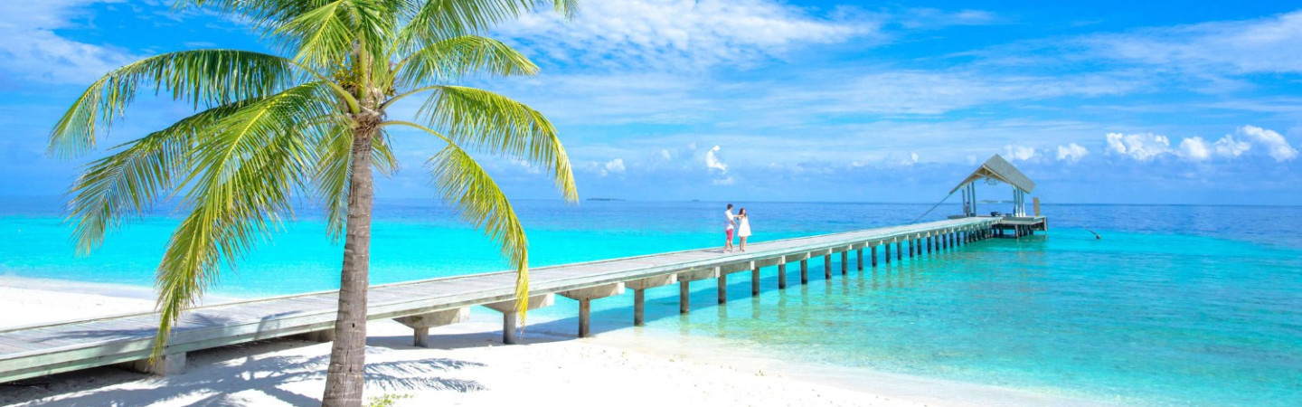 Mauritius coastline of a resort