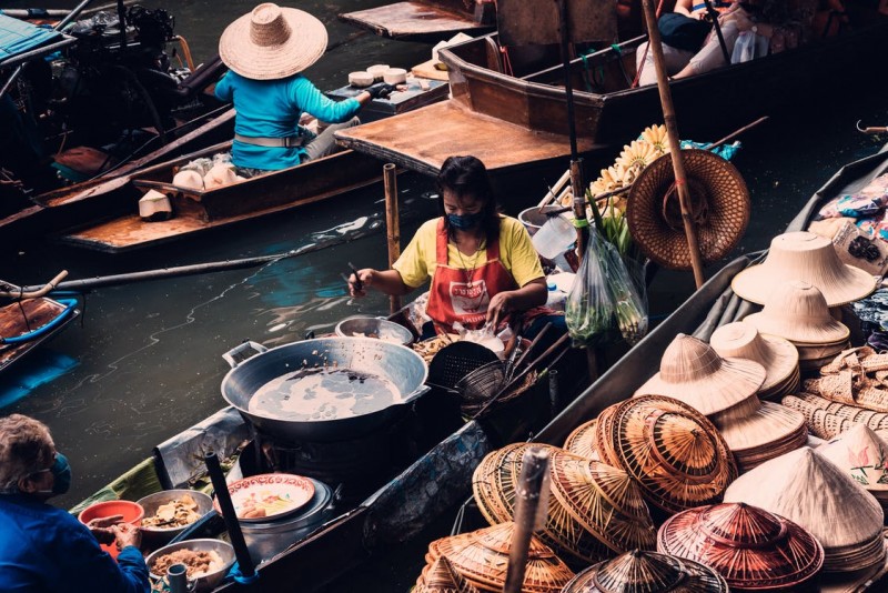 Thailand floating markets