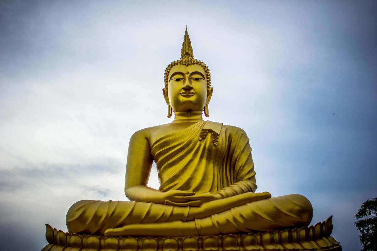 Golden Buddha statue